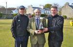 Cringle Fours Winners 2021 - Trevor Quayle & Wayne Robert’s with Sponsor Noel Cringle